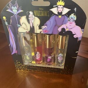 Disney Villains Lip Vitamin E Infused Lip Oil, NIB Sealed